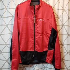Mens red, black cycling jacket by Lixada